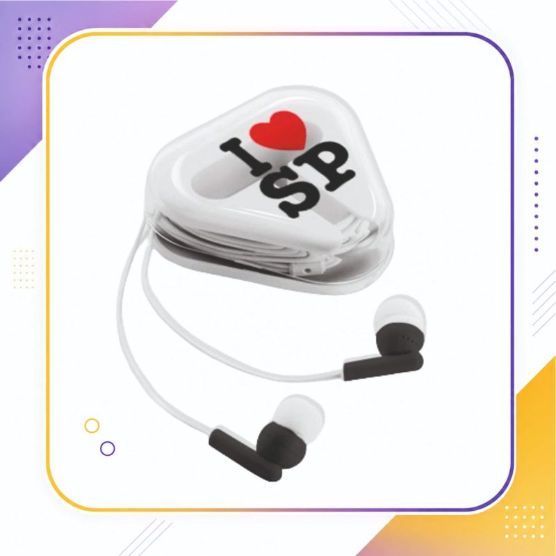 Fone de Ouvido Personalizado P2 - 10 Unidades